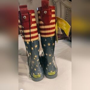 Patriotic Western Chief Rain Boots – Women’s Size 9